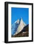 Europe, France, Haute Savoie, Rhone Alps, Chamonix Valley, Les Drus and Aiguille Verte-Christian Kober-Framed Photographic Print