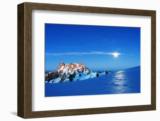 Europe, France, Haute Savoie, Rhone Alps, Chamonix-Christian Kober-Framed Photographic Print