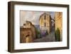 Europe, France, Lacoste. Street scene at sunrise.-Jaynes Gallery-Framed Photographic Print