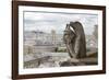 Europe, France, Paris. a Gargoyle on the Notre Dame Cathedral-Charles Sleicher-Framed Photographic Print