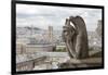 Europe, France, Paris. a Gargoyle on the Notre Dame Cathedral-Charles Sleicher-Framed Photographic Print