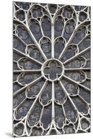 Europe, France, Paris. Stained glass windows of Notre-Dame Cathedral.-Kymri Wilt-Mounted Premium Photographic Print