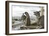 Europe, France, Paris. Two Gargoyles on the Notre Dame Cathedral-Charles Sleicher-Framed Photographic Print