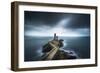 Europe, France, Plouzané - Moody Day At The Lighthouse Of The Petit Minou-Aliaume Chapelle-Framed Photographic Print