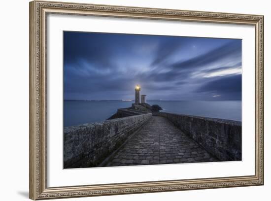 Europe, France, Plouzané - Venus Rising At The Lighthouse Of The Petit Minou-Aliaume Chapelle-Framed Photographic Print