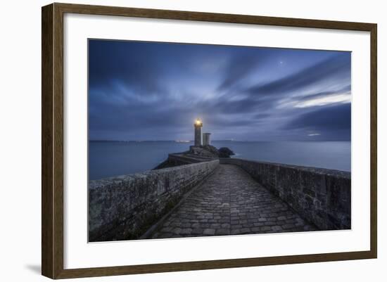 Europe, France, Plouzané - Venus Rising At The Lighthouse Of The Petit Minou-Aliaume Chapelle-Framed Photographic Print