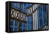 Europe, France, Rouen. Architectural building detail in the Old Town.-Jaynes Gallery-Framed Stretched Canvas