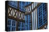 Europe, France, Rouen. Architectural building detail in the Old Town.-Jaynes Gallery-Stretched Canvas