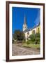 Europe, Germany, Ahrtal, Ahrweiler, Old Town in the Evening, Saint Laurentius Church-Chris Seba-Framed Photographic Print