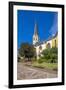 Europe, Germany, Ahrtal, Ahrweiler, Old Town in the Evening, Saint Laurentius Church-Chris Seba-Framed Photographic Print