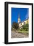 Europe, Germany, Ahrtal, Ahrweiler, Old Town in the Evening, Saint Laurentius Church-Chris Seba-Framed Photographic Print