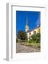 Europe, Germany, Ahrtal, Ahrweiler, Old Town in the Evening, Saint Laurentius Church-Chris Seba-Framed Photographic Print