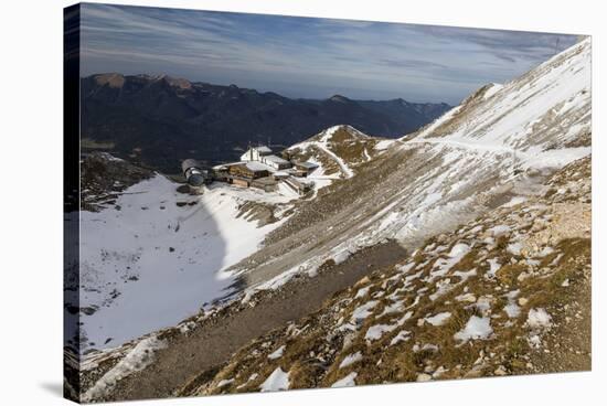 Europe, Germany, Bavaria, Alps, Mountains, Mittenwald, Karwendelbahn-Mikolaj Gospodarek-Stretched Canvas