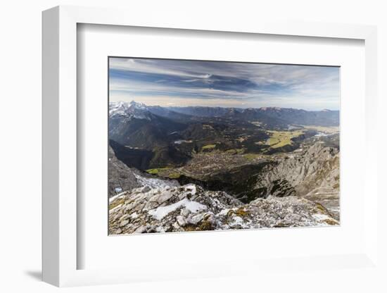 Europe, Germany, Bavaria, Alps, Mountains, Mittenwald, View from Karwendel-Mikolaj Gospodarek-Framed Photographic Print