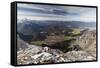 Europe, Germany, Bavaria, Alps, Mountains, Mittenwald, View from Karwendel-Mikolaj Gospodarek-Framed Stretched Canvas