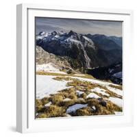 Europe, Germany, Bavaria, Alps, Mountains, Mittenwald, View from Karwendel-Mikolaj Gospodarek-Framed Photographic Print