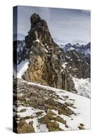 Europe, Germany, Bavaria, Alps, Mountains, Mittenwald, View from Karwendel-Mikolaj Gospodarek-Stretched Canvas