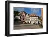 Europe, Germany, Bavaria, Half-Timbered House with Bay Window-Rainer Waldkirch-Framed Photographic Print