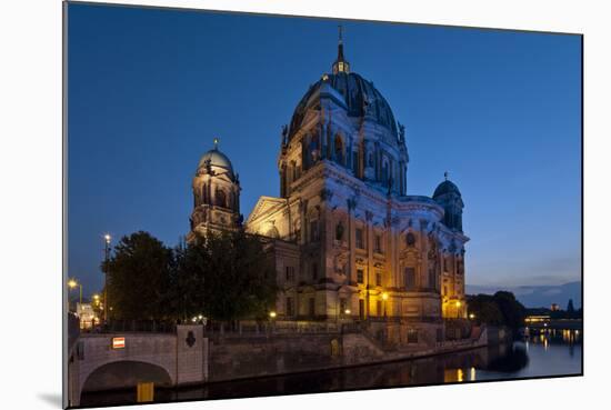 Europe, Germany, Berlin, Berlin Cathedral on the Spreekanal-Chris Seba-Mounted Photographic Print