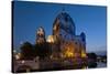 Europe, Germany, Berlin, Berlin Cathedral on the Spreekanal-Chris Seba-Stretched Canvas