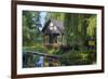 Europe, Germany, Brandenburg, Spreewald, LŸbben, Harbour 'Hafen 2', Harbour House-Chris Seba-Framed Photographic Print