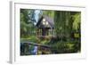 Europe, Germany, Brandenburg, Spreewald, LŸbben, Harbour 'Hafen 2', Harbour House-Chris Seba-Framed Photographic Print