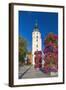 Europe, Germany, Brandenburg, Spreewald, L?bben, Market Church, Floral Decoration-Chris Seba-Framed Photographic Print