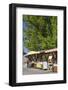 Europe, Germany, Brandenburg, Spreewald, LŸbbenau, Cucumber Stand, Harbour-Chris Seba-Framed Photographic Print