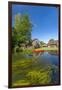 Europe, Germany, Brandenburg, Spreewald (Spree Forest), Canal, Leipe, Canoe-Chris Seba-Framed Photographic Print