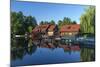 Europe, Germany, Brandenburg, Spreewald (Spree Forest), LŸbben, Harbour Basin-Chris Seba-Mounted Photographic Print