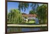 Europe, Germany, Brandenburg, Spreewald (Spree Forest), LŸbbenau, Canal, Castle Manor-Chris Seba-Framed Premium Photographic Print