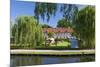 Europe, Germany, Brandenburg, Spreewald (Spree Forest), LŸbbenau, Canal, Castle Manor-Chris Seba-Mounted Premium Photographic Print