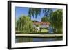 Europe, Germany, Brandenburg, Spreewald (Spree Forest), LŸbbenau, Canal, Castle Manor-Chris Seba-Framed Photographic Print