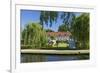 Europe, Germany, Brandenburg, Spreewald (Spree Forest), LŸbbenau, Canal, Castle Manor-Chris Seba-Framed Photographic Print