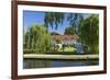 Europe, Germany, Brandenburg, Spreewald (Spree Forest), LŸbbenau, Canal, Castle Manor-Chris Seba-Framed Photographic Print