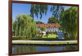 Europe, Germany, Brandenburg, Spreewald (Spree Forest), LŸbbenau, Canal, Castle Manor-Chris Seba-Framed Photographic Print
