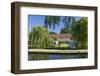 Europe, Germany, Brandenburg, Spreewald (Spree Forest), LŸbbenau, Canal, Castle Manor-Chris Seba-Framed Photographic Print