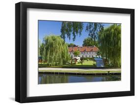 Europe, Germany, Brandenburg, Spreewald (Spree Forest), LŸbbenau, Canal, Castle Manor-Chris Seba-Framed Photographic Print