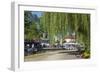 Europe, Germany, Brandenburg, Spreewald (Spree Forest), LŸbbenau, Harbour Promenade, Weeping Willow-Chris Seba-Framed Photographic Print