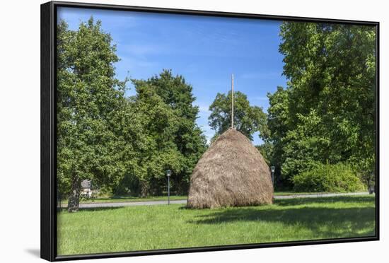 Europe, Germany, Brandenburg, Spreewald (Spree Forest), Leipe, Traditional Haycock-Chris Seba-Framed Photographic Print