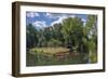 Europe, Germany, Brandenburg, Spreewald (Spree Forest), Schlepzig, Canoe Driver-Chris Seba-Framed Photographic Print