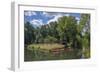 Europe, Germany, Brandenburg, Spreewald (Spree Forest), Schlepzig, Canoe Driver-Chris Seba-Framed Photographic Print