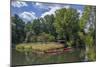 Europe, Germany, Brandenburg, Spreewald (Spree Forest), Schlepzig, Canoe Driver-Chris Seba-Mounted Photographic Print