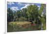 Europe, Germany, Brandenburg, Spreewald (Spree Forest), Schlepzig, Canoe Driver-Chris Seba-Framed Photographic Print