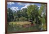 Europe, Germany, Brandenburg, Spreewald (Spree Forest), Schlepzig, Canoe Driver-Chris Seba-Framed Photographic Print