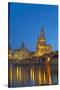 Europe, Germany, Dresden, Elbe River, Saxon-Chris Seba-Stretched Canvas