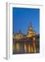 Europe, Germany, Dresden, Elbe River, Saxon-Chris Seba-Framed Photographic Print