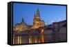 Europe, Germany, Dresden, Elbe River, Saxon-Chris Seba-Framed Stretched Canvas