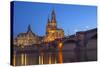 Europe, Germany, Dresden, Elbe River, Saxon-Chris Seba-Stretched Canvas