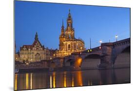 Europe, Germany, Dresden, Elbe River, Saxon-Chris Seba-Mounted Photographic Print